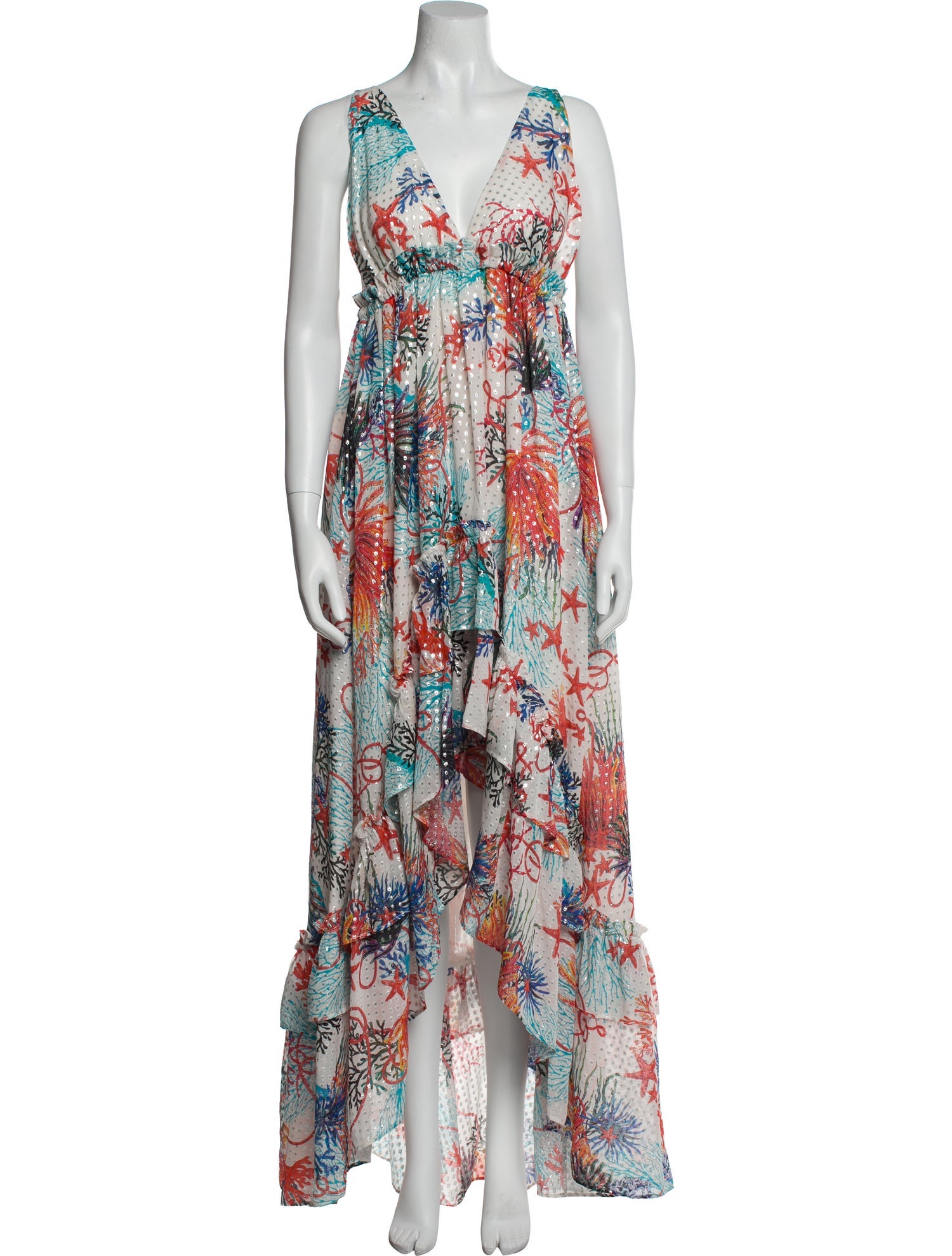 Dundas Silk Long Dress w/ Tags