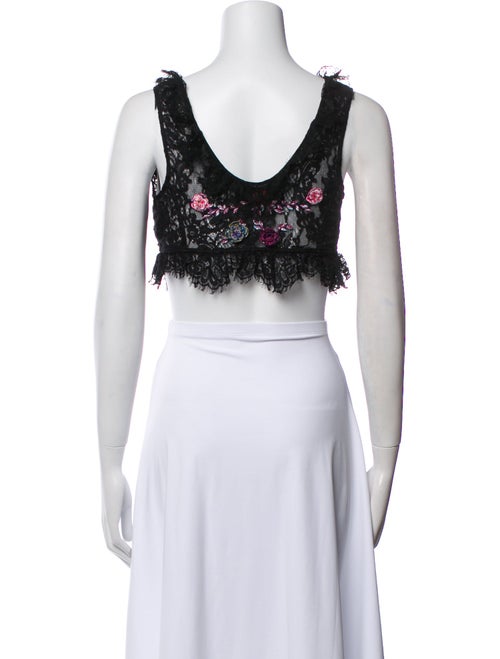 Dundas V-Neck Sleeveless Crop Top