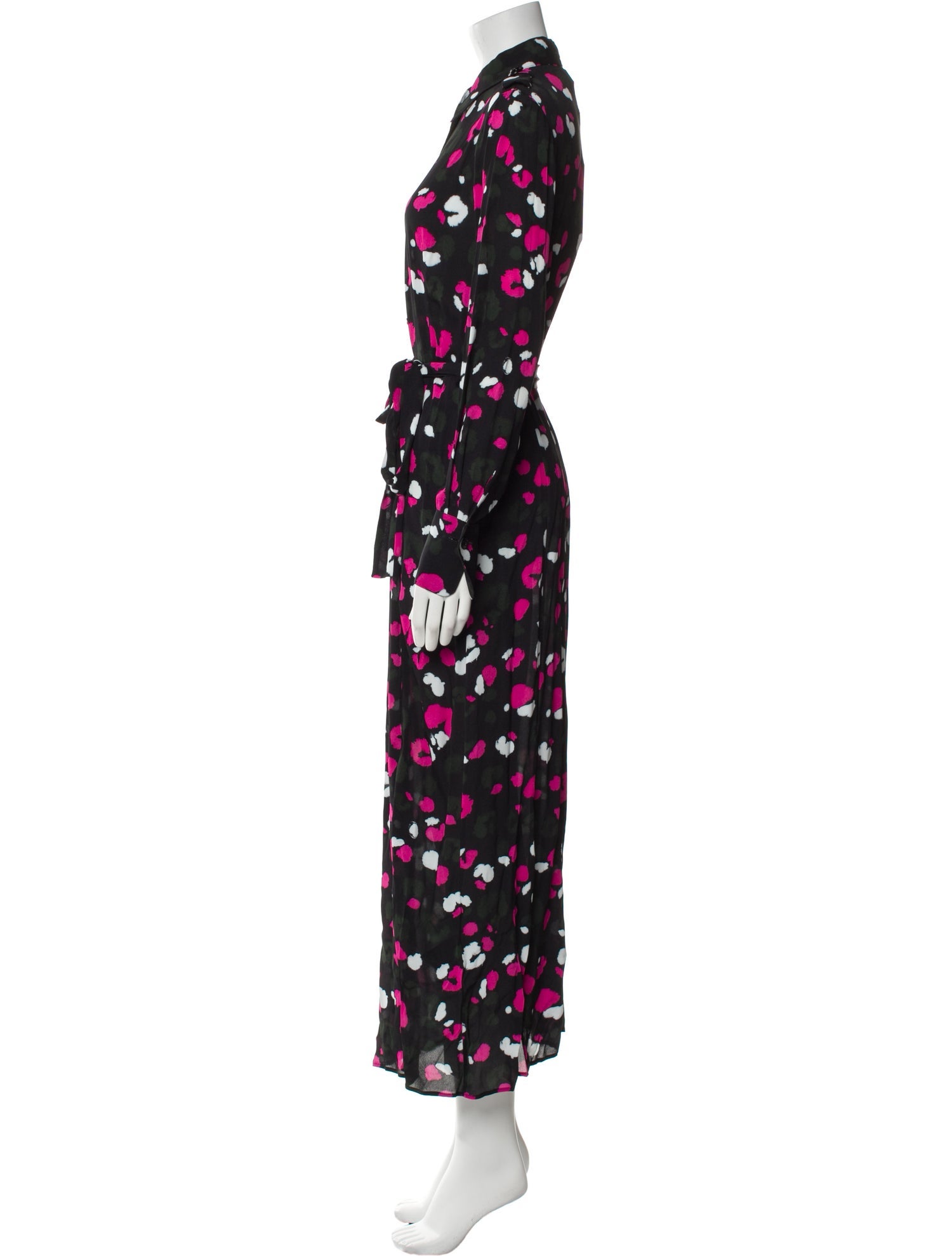 Dundas Floral Print Long Dress w/ Tags