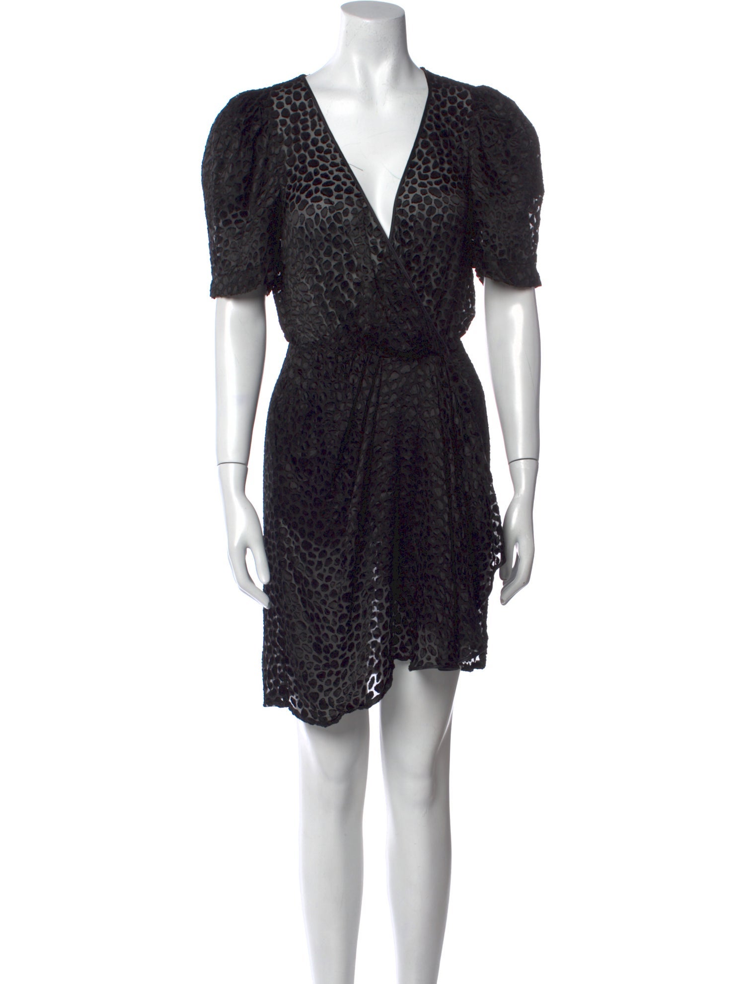 Dundas Lace Pattern Mini Dress