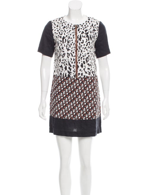 Duro Olowu Printed Shift Dress Multicolor