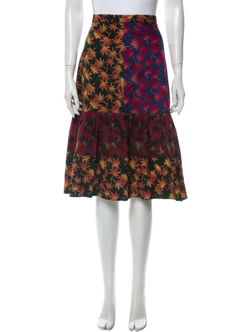 Duro Olowu Printed Knee-Length Skirt