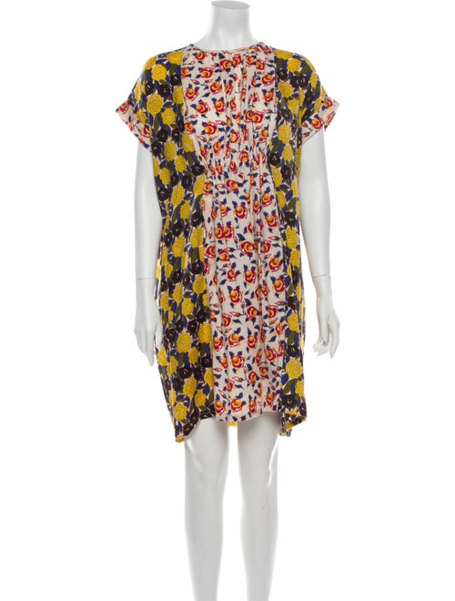 Duro Olowu Vintage Mini Dress Blue