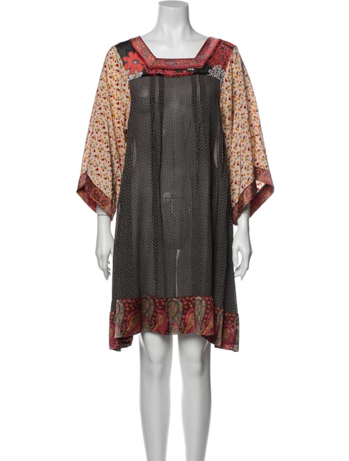 Duro Olowu Printed Mini Dress Red