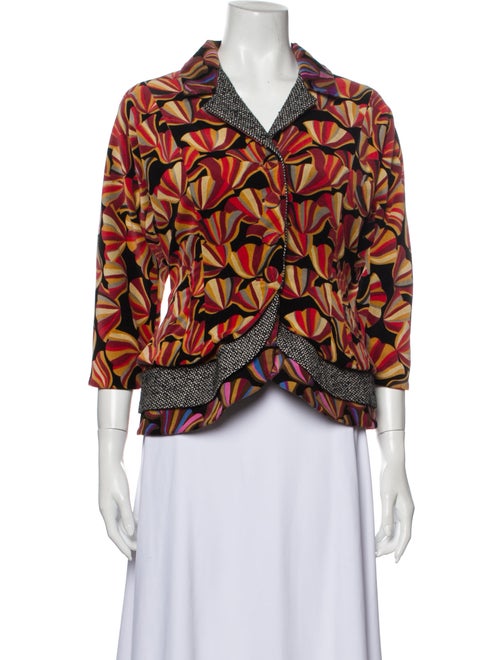 Duro Olowu Printed Evening Jacket Red