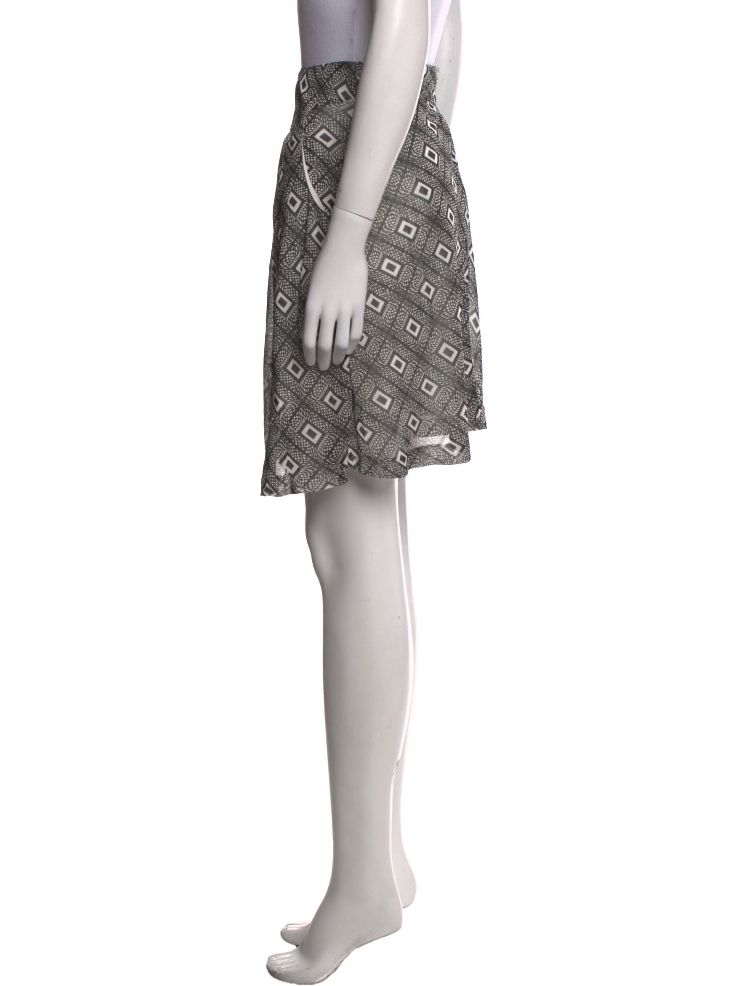 Duro Olowu Printed Knee-Length Skirt