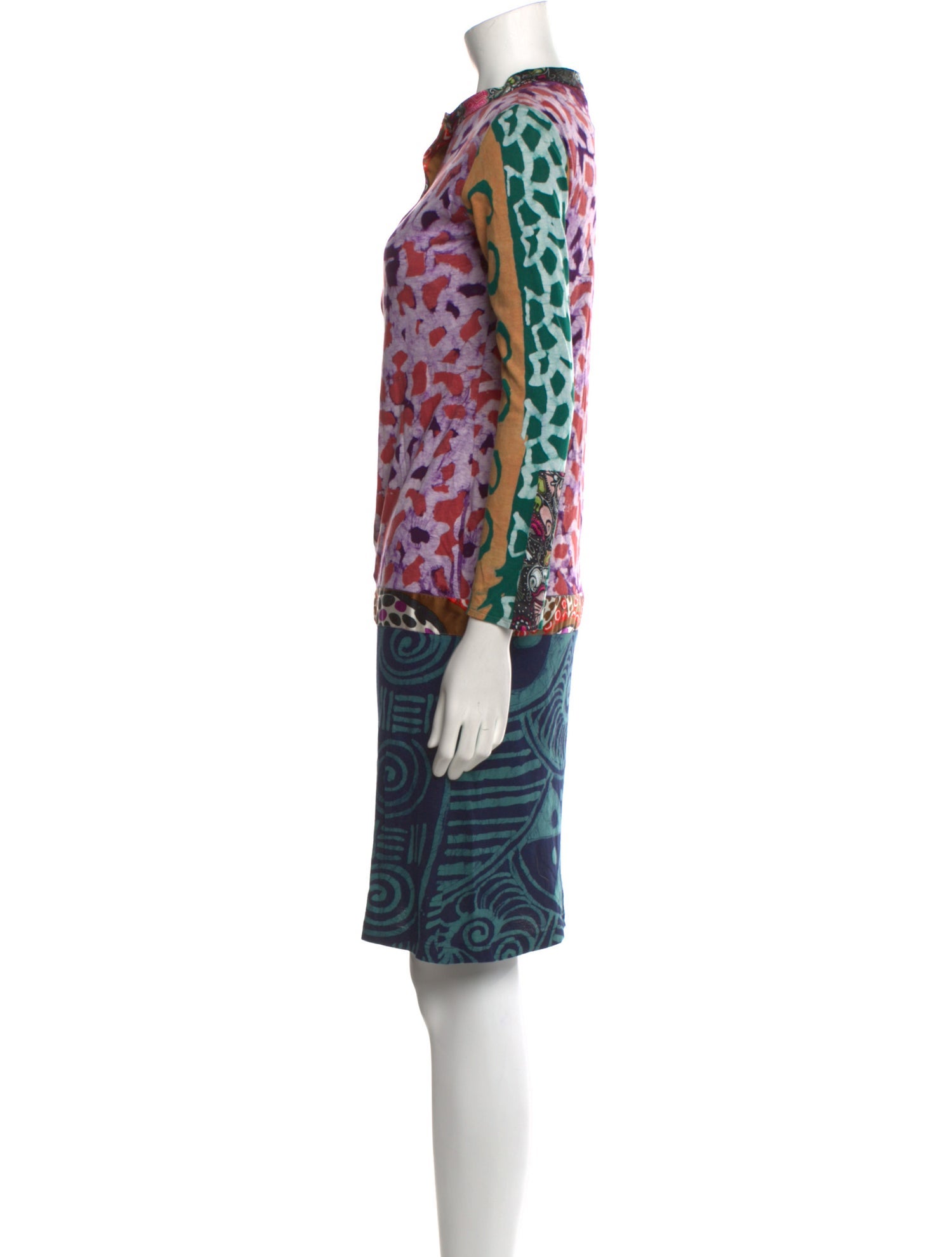 Duro Olowu Printed Knee-Length Dress