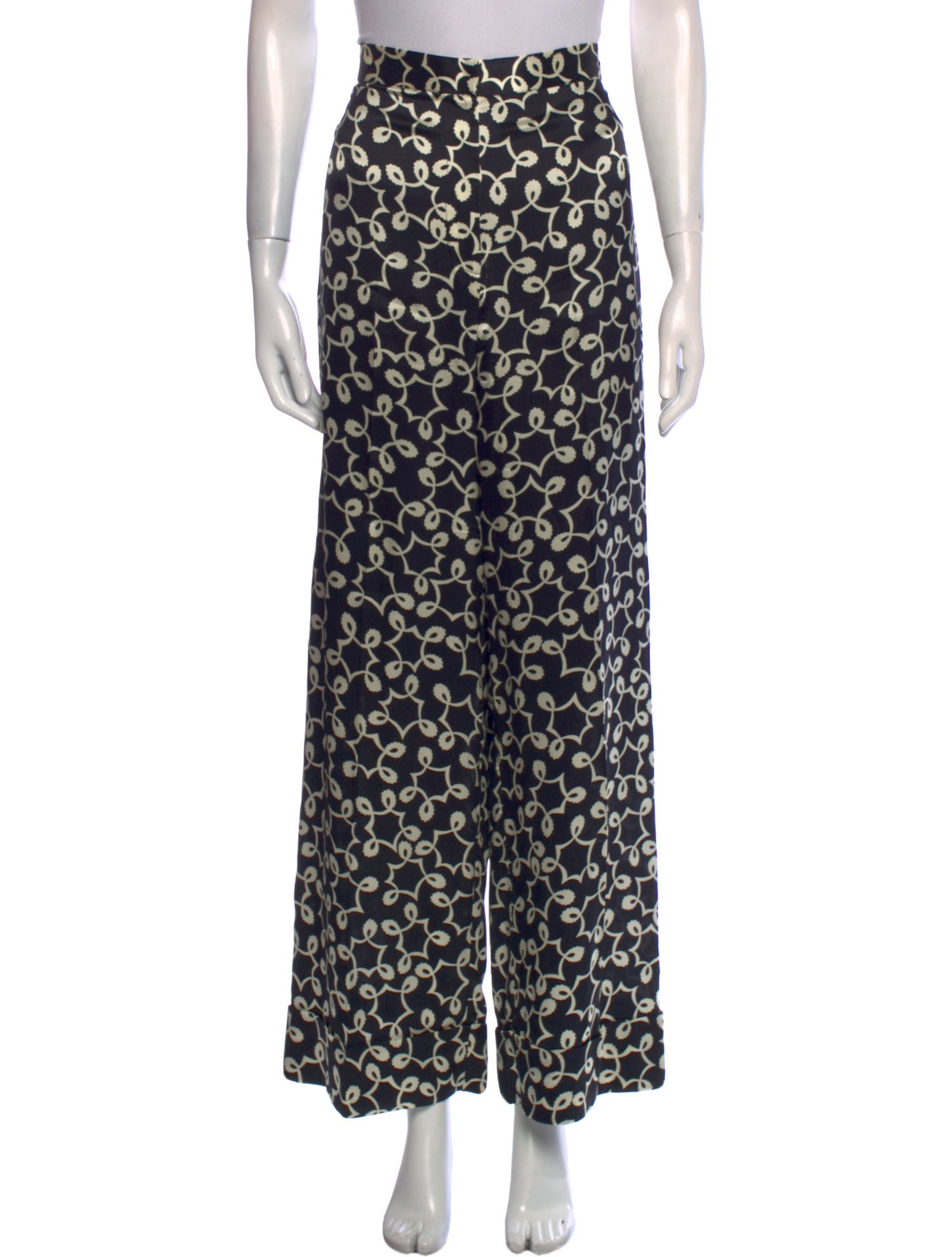 Duro Olowu Silk Wide Leg Pants