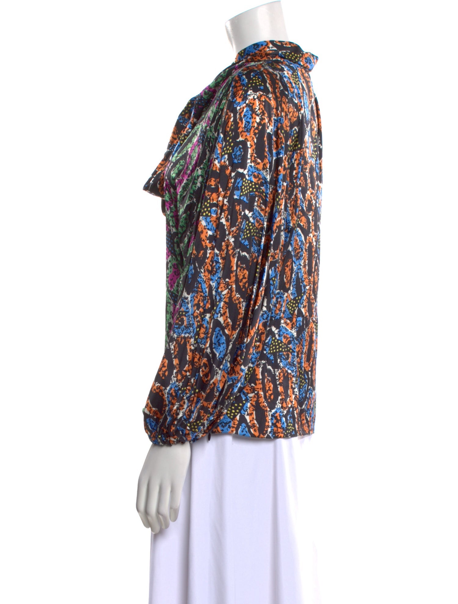 Duro Olowu Silk Floral Print Blouse