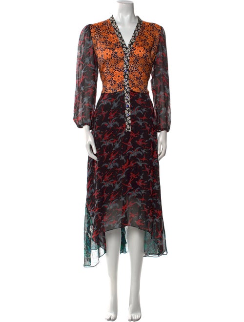 Duro Olowu Floral Print Long Dress