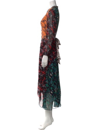Duro Olowu Floral Print Long Dress