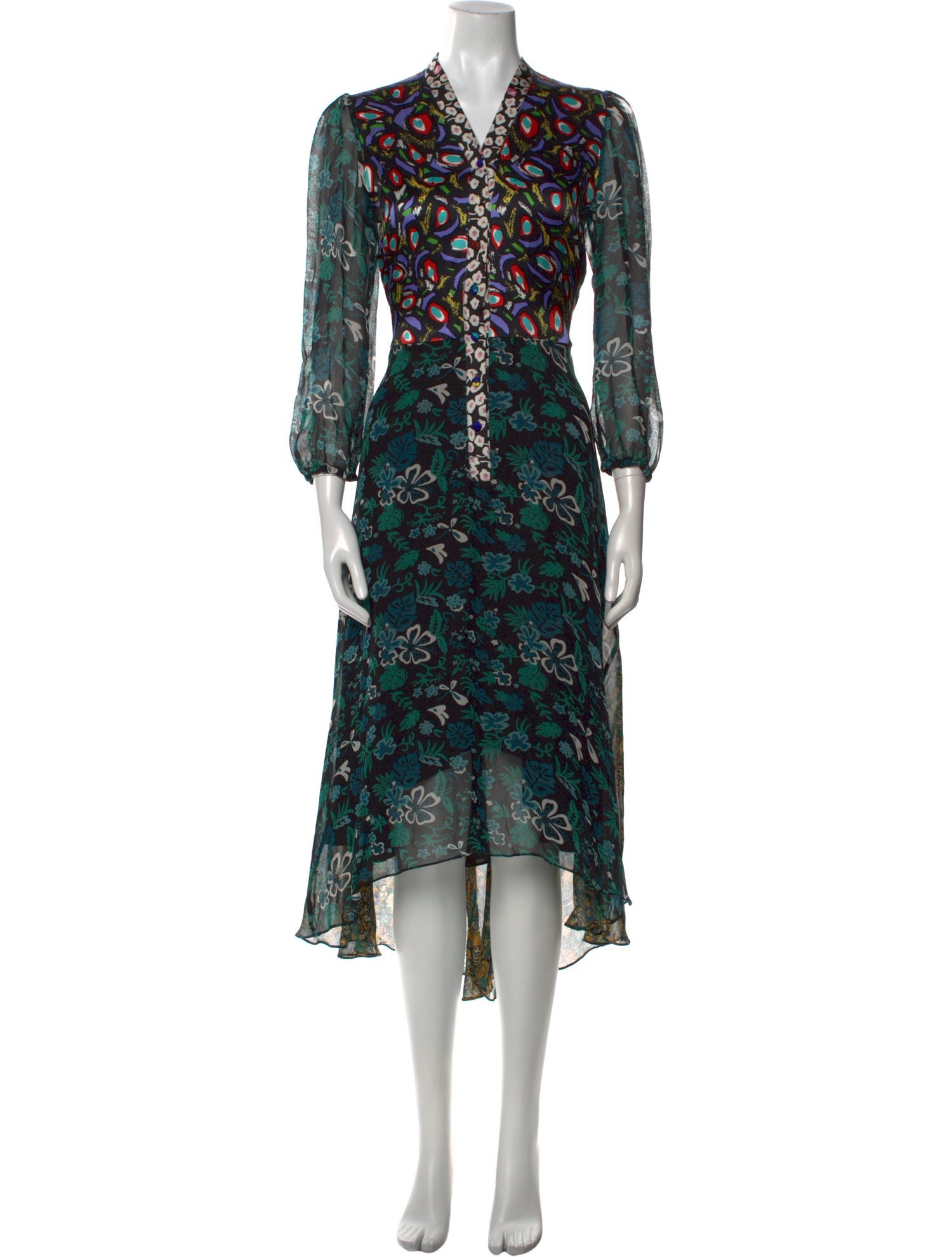 Duro Olowu Floral Print Long Dress