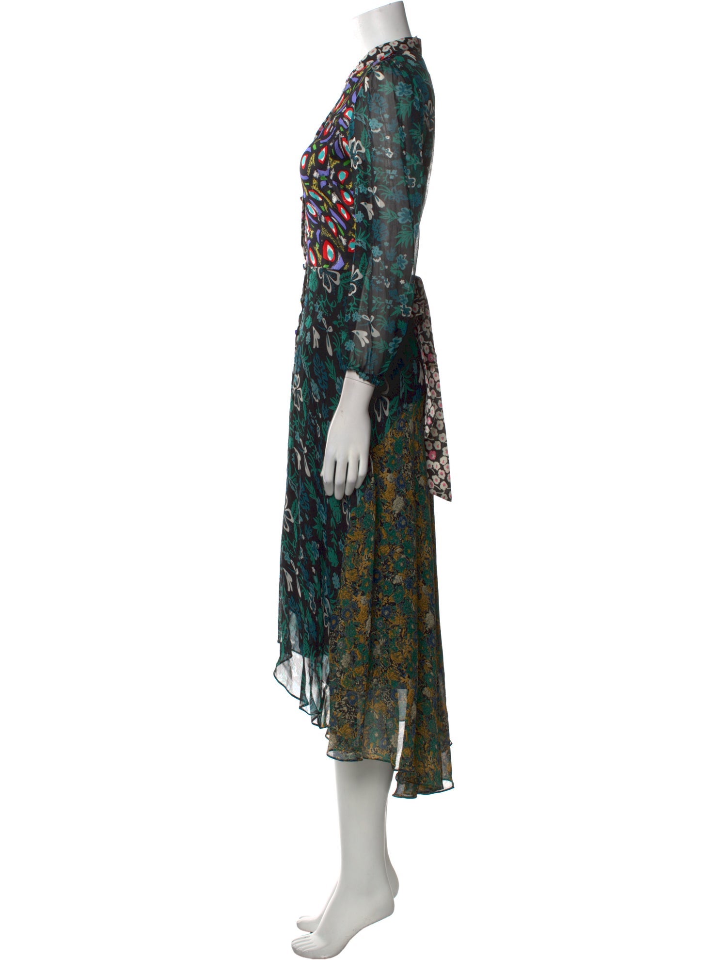 Duro Olowu Floral Print Long Dress