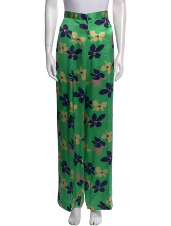 Duro Olowu Silk Wide Leg Pants