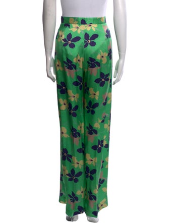 Duro Olowu Silk Wide Leg Pants
