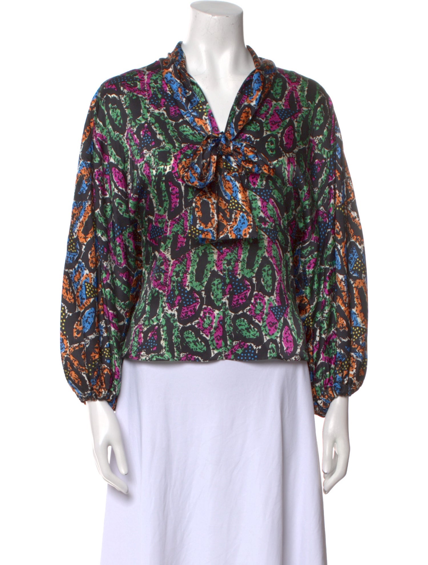 Duro Olowu Printed V-Neck Blouse