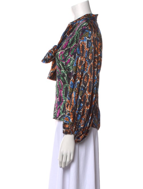 Duro Olowu Printed V-Neck Blouse