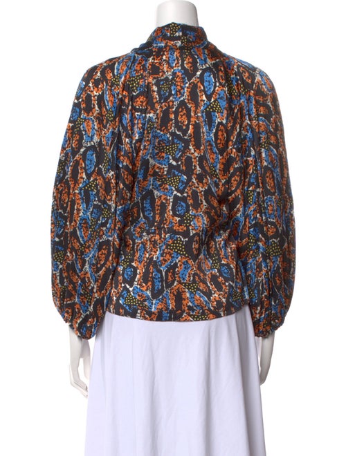 Duro Olowu Printed V-Neck Blouse