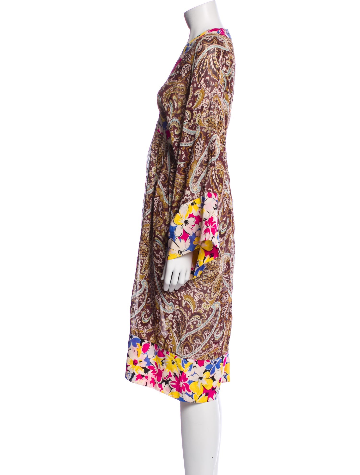 Duro Olowu Paisley Print Midi Length Dress