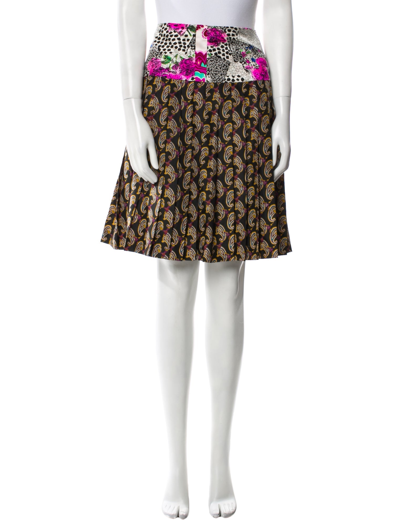 Duro Olowu Silk Knee-Length Skirt