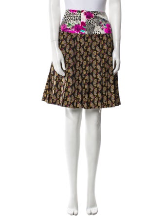 Duro Olowu Silk Knee-Length Skirt