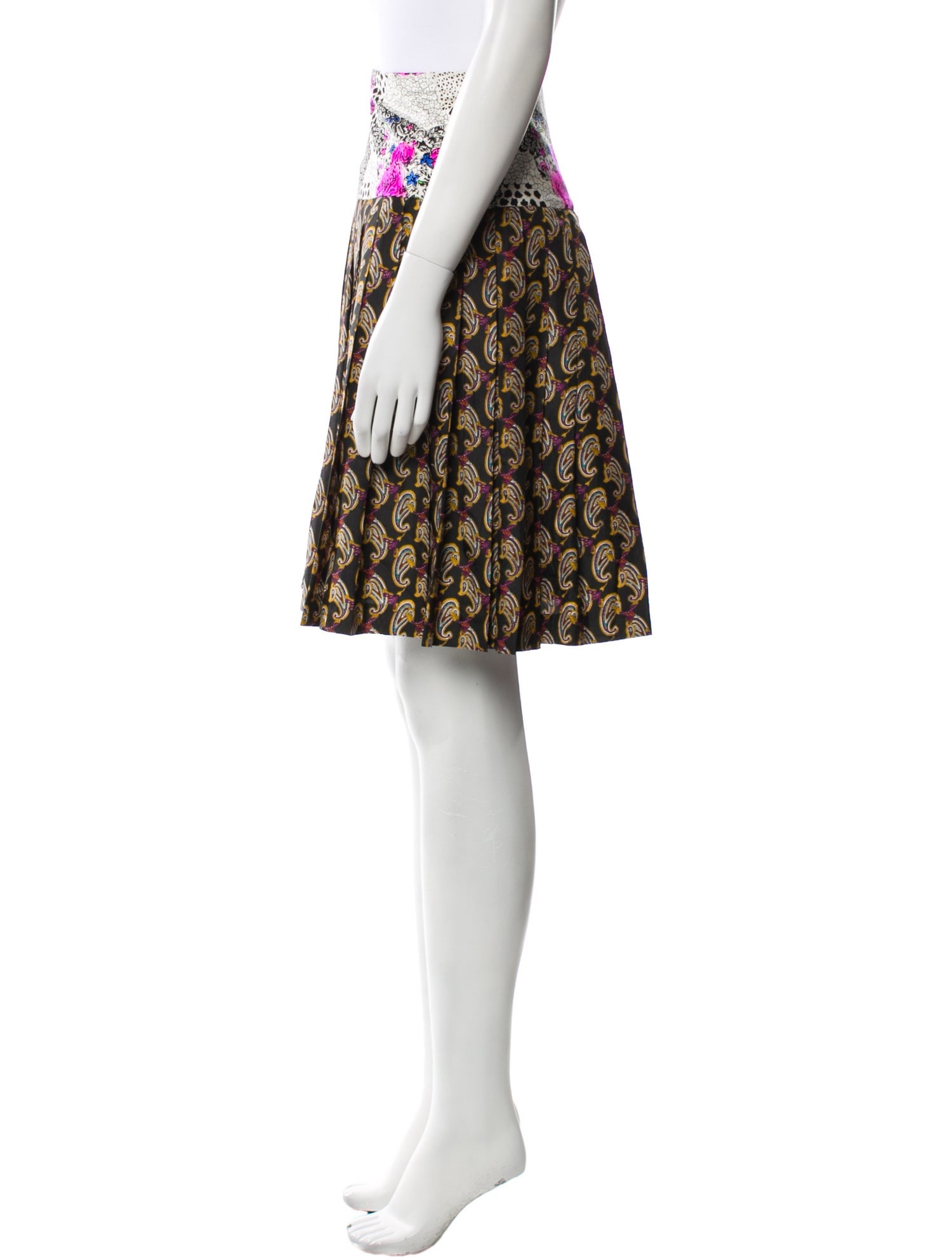 Duro Olowu Silk Knee-Length Skirt