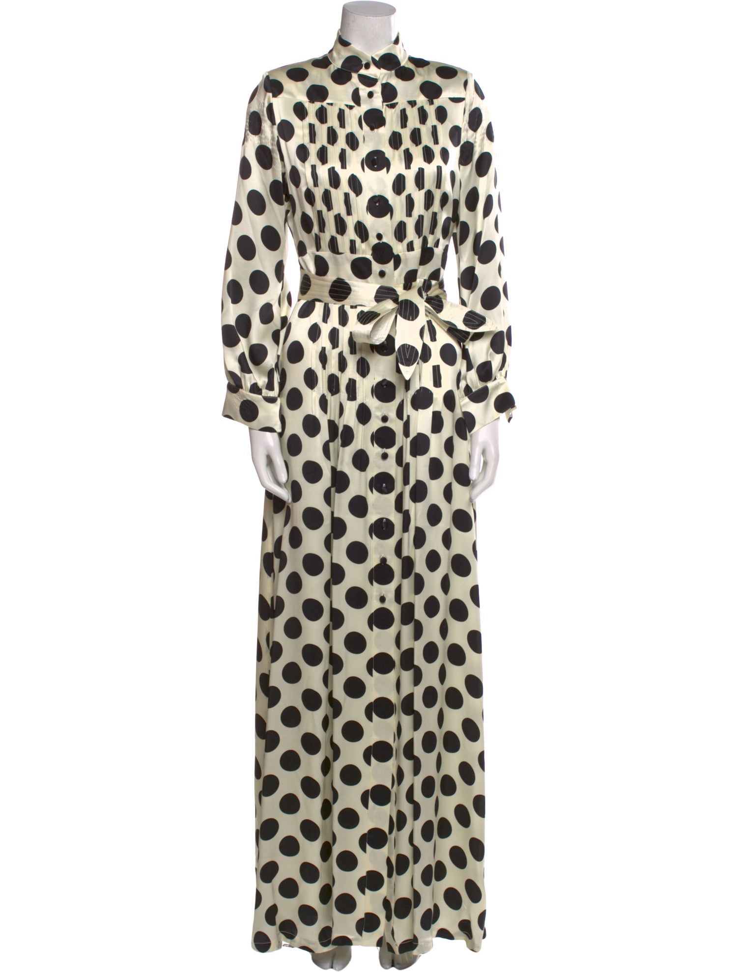 Duro Olowu Polka Dot Print Long Dress