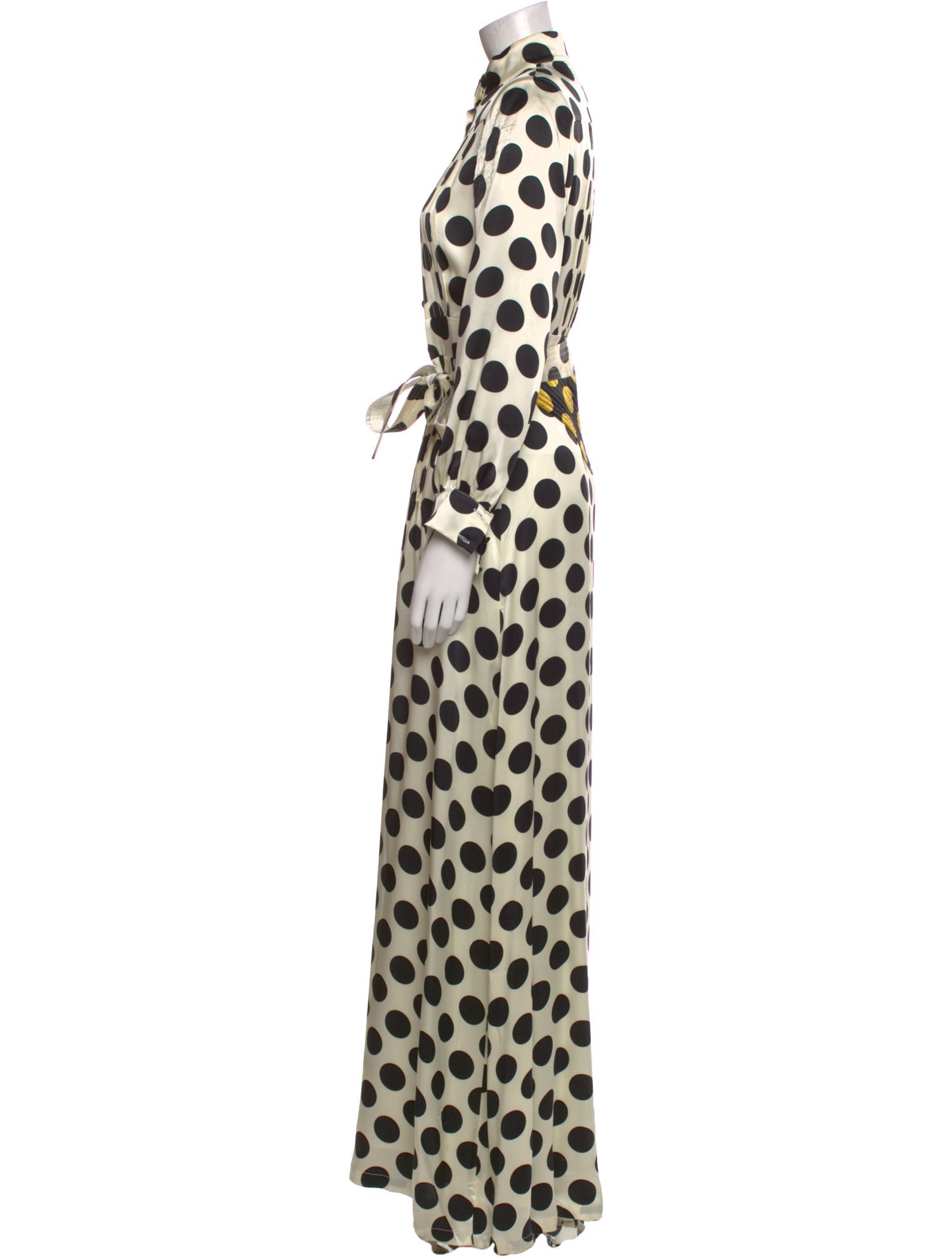 Duro Olowu Polka Dot Print Long Dress