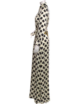 Duro Olowu Polka Dot Print Long Dress