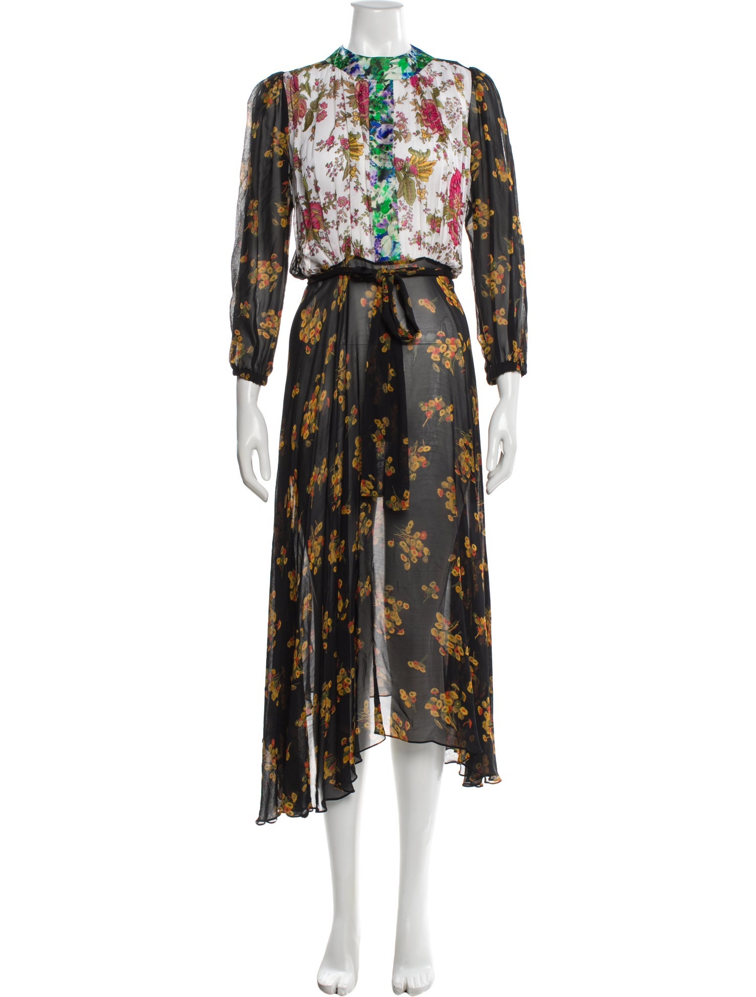 Duro Olowu Floral Print Long Dress