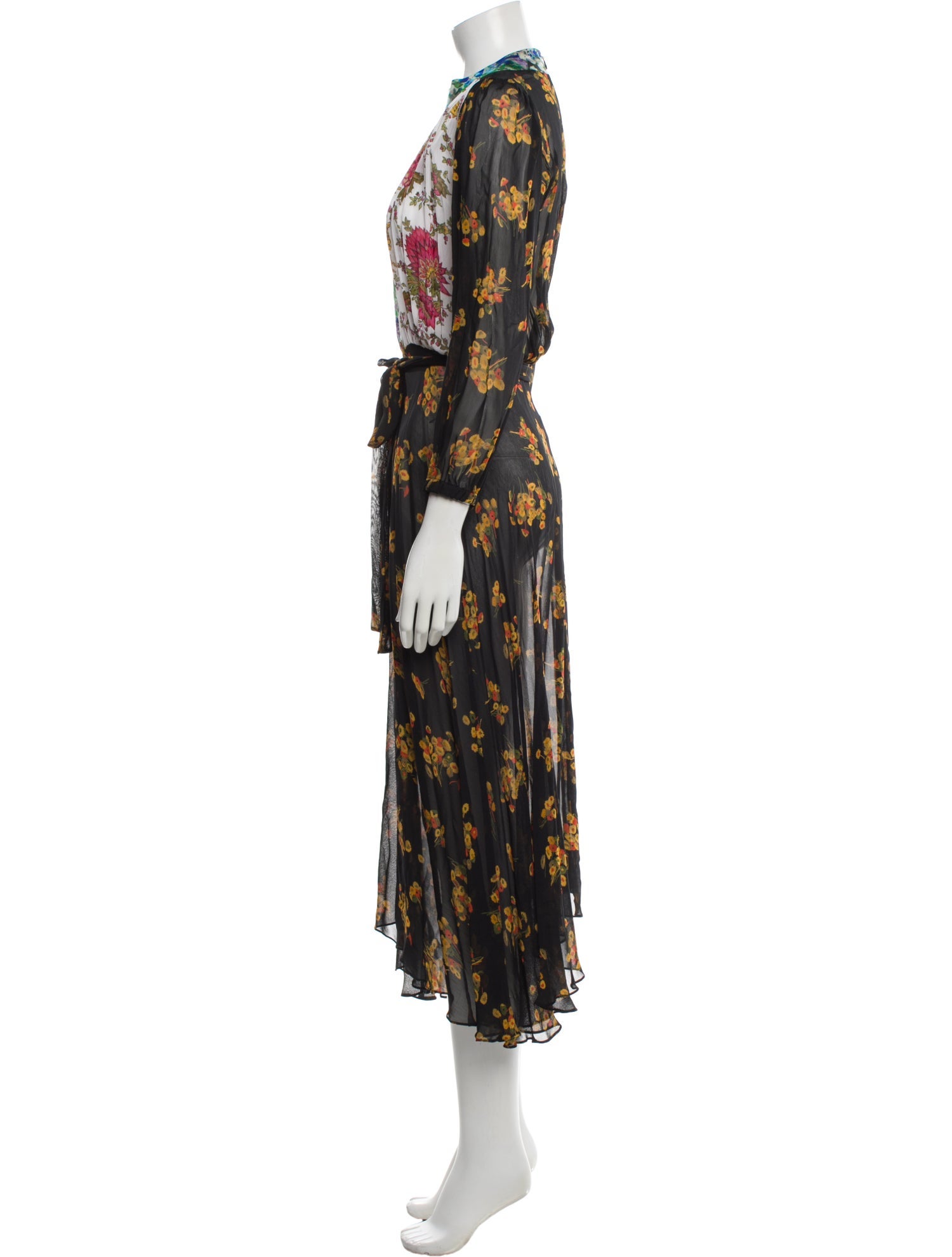 Duro Olowu Floral Print Long Dress
