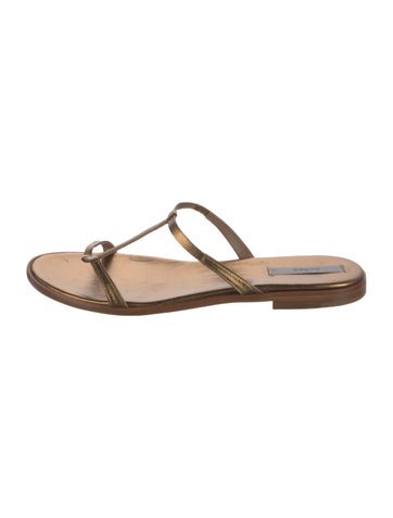 Dusan Sandals Leather T-Strap 9