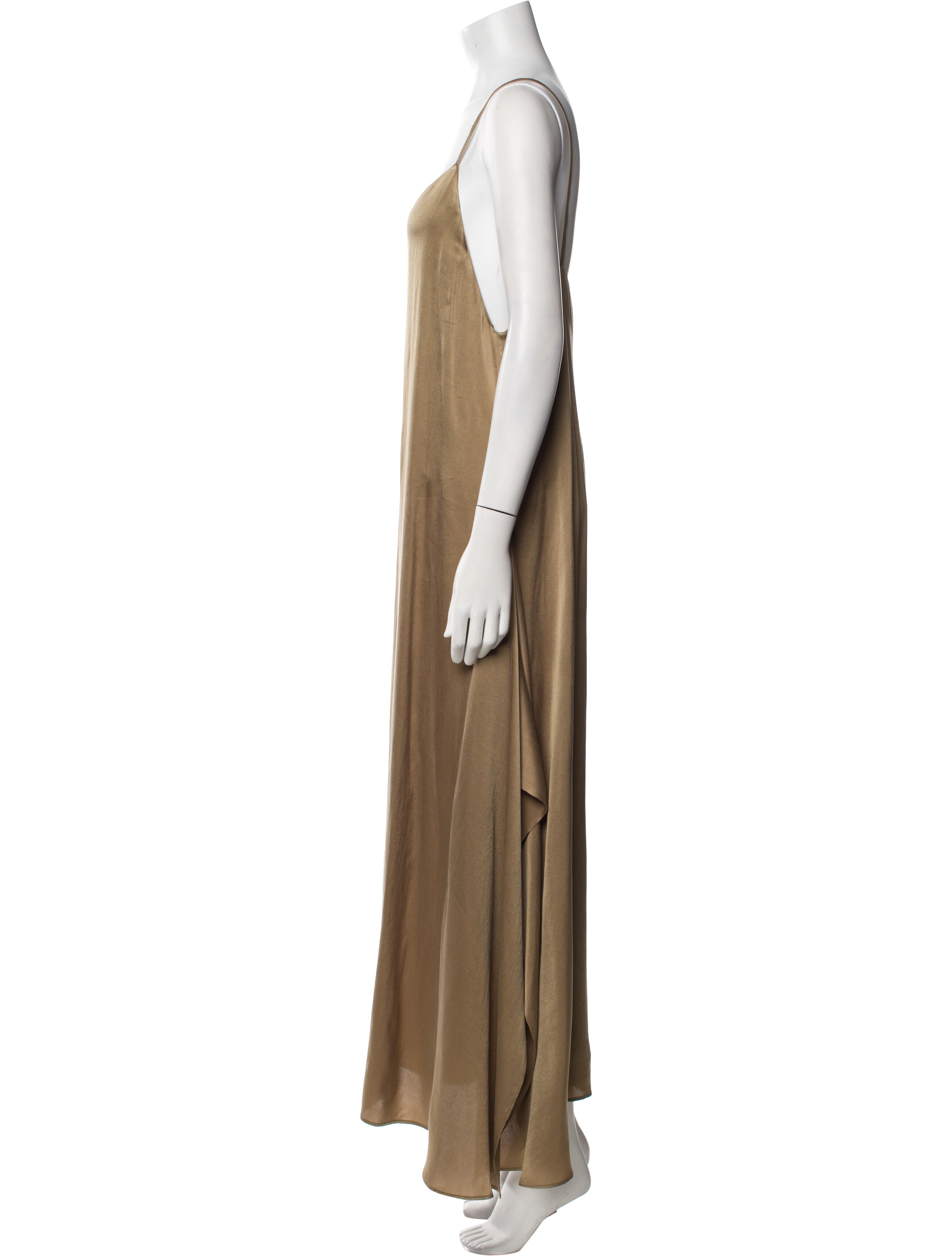 Dusan Silk Long Dress w/ Tags