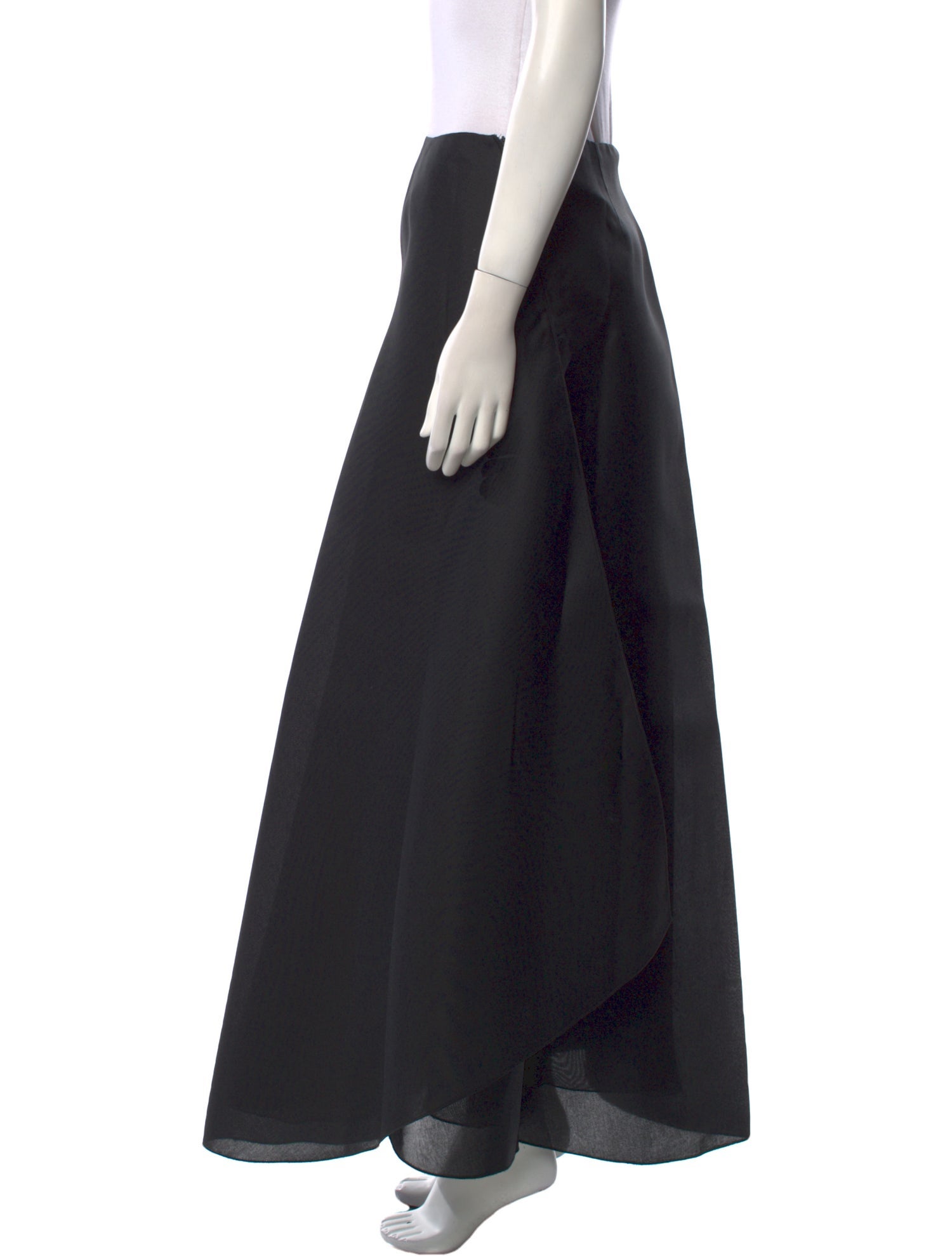 Dusan Silk Midi Length Skirt