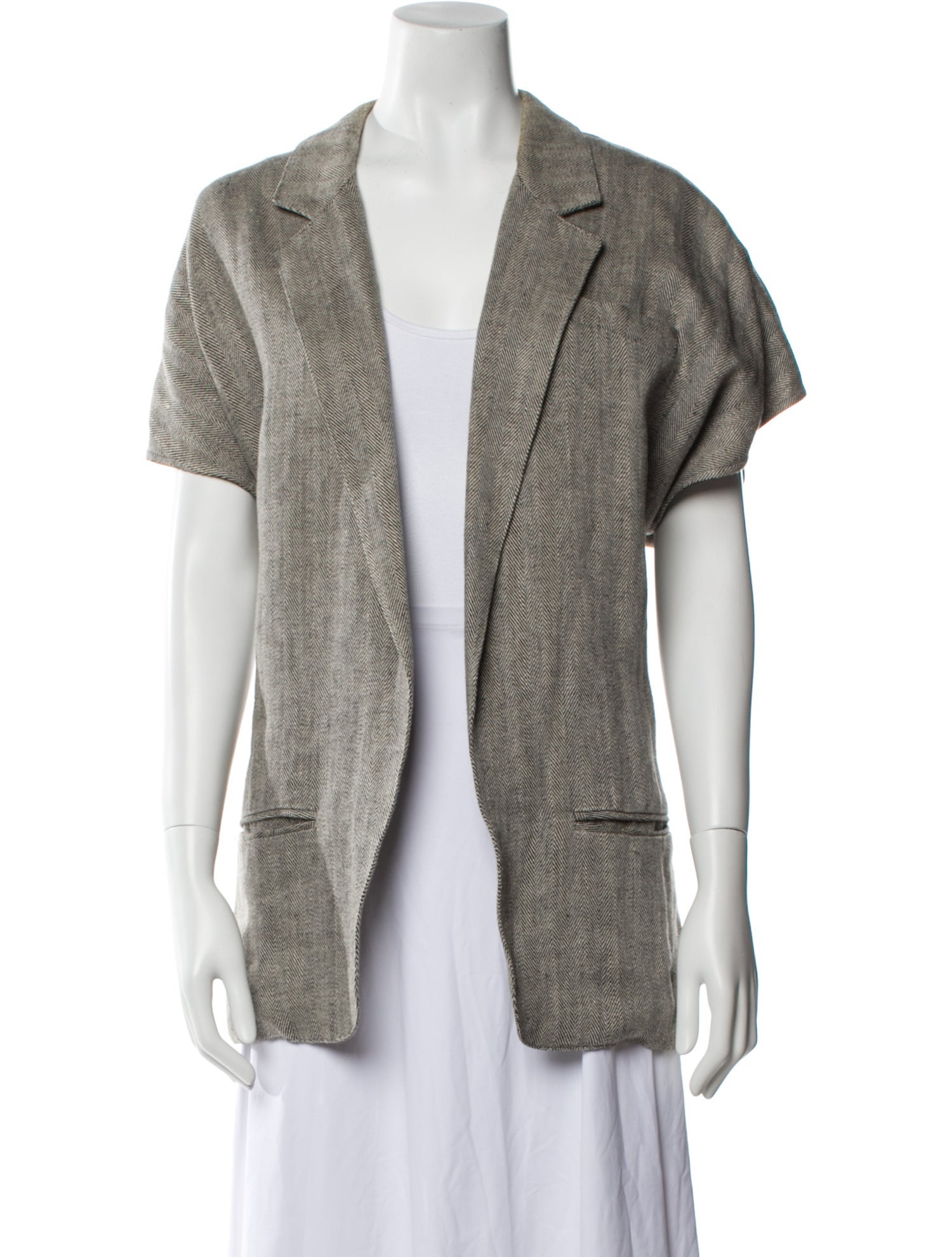 Dusan Linen Printed Utility Jacket