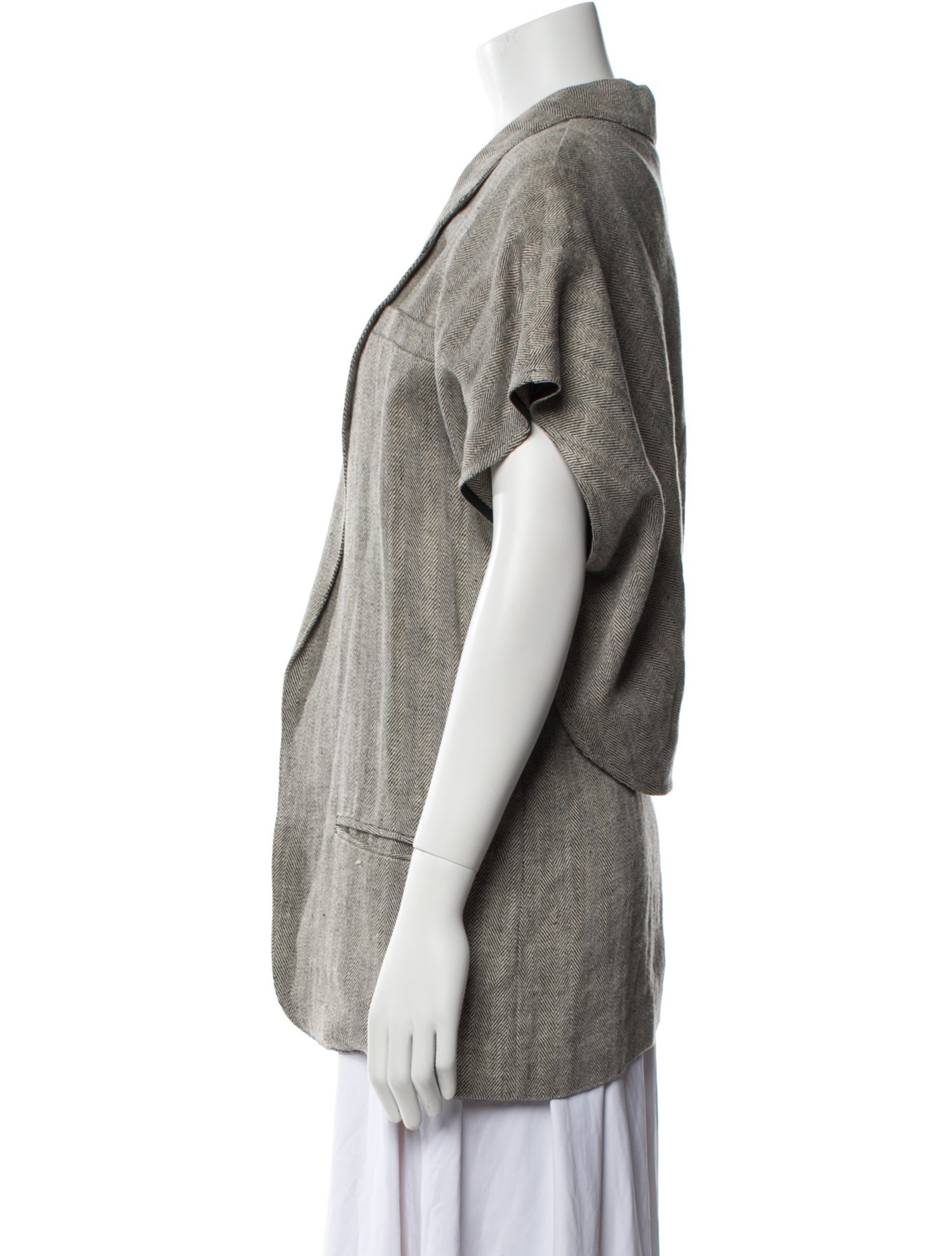 Dusan Linen Printed Utility Jacket