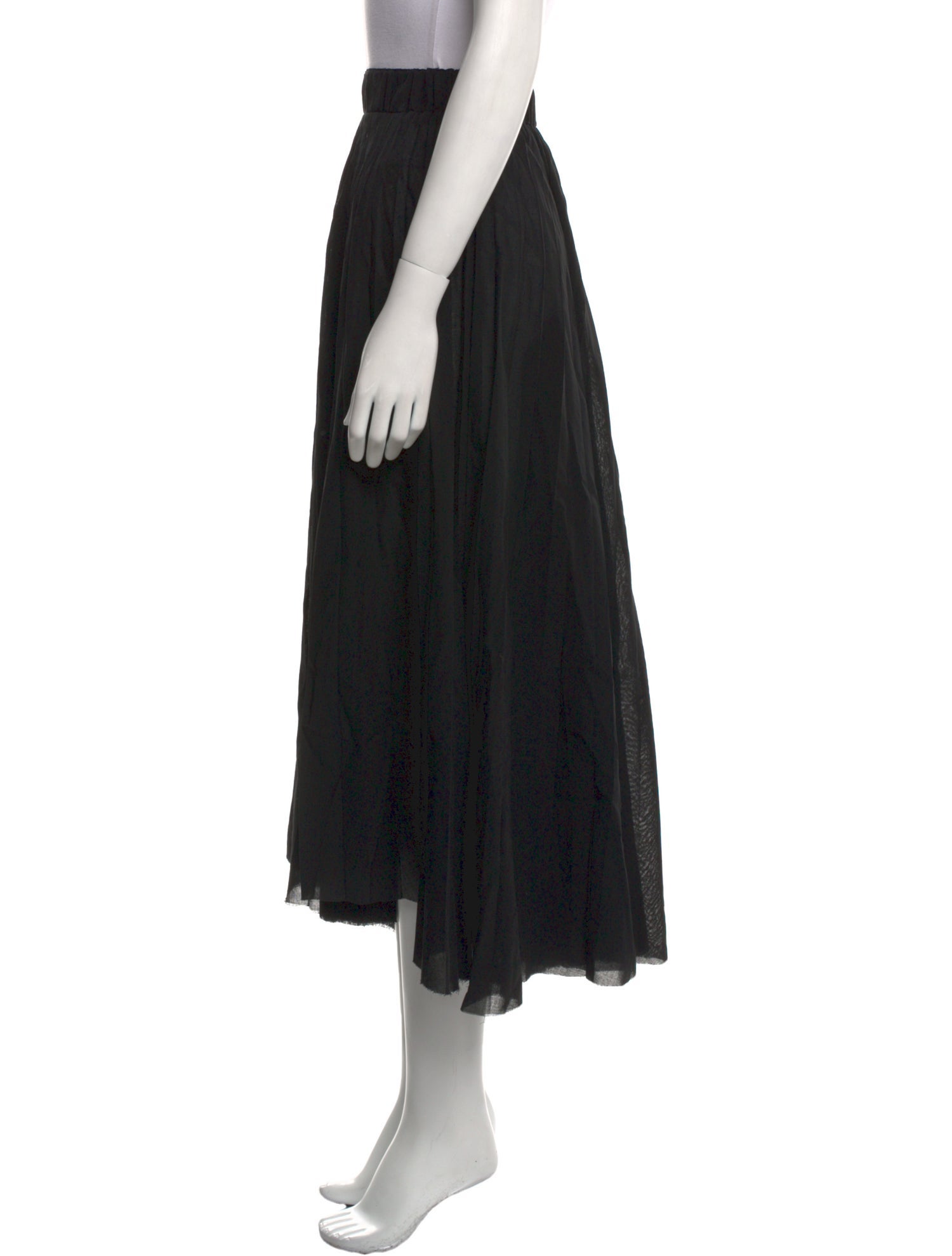 Dusan Virgin Wool Midi Length Skirt