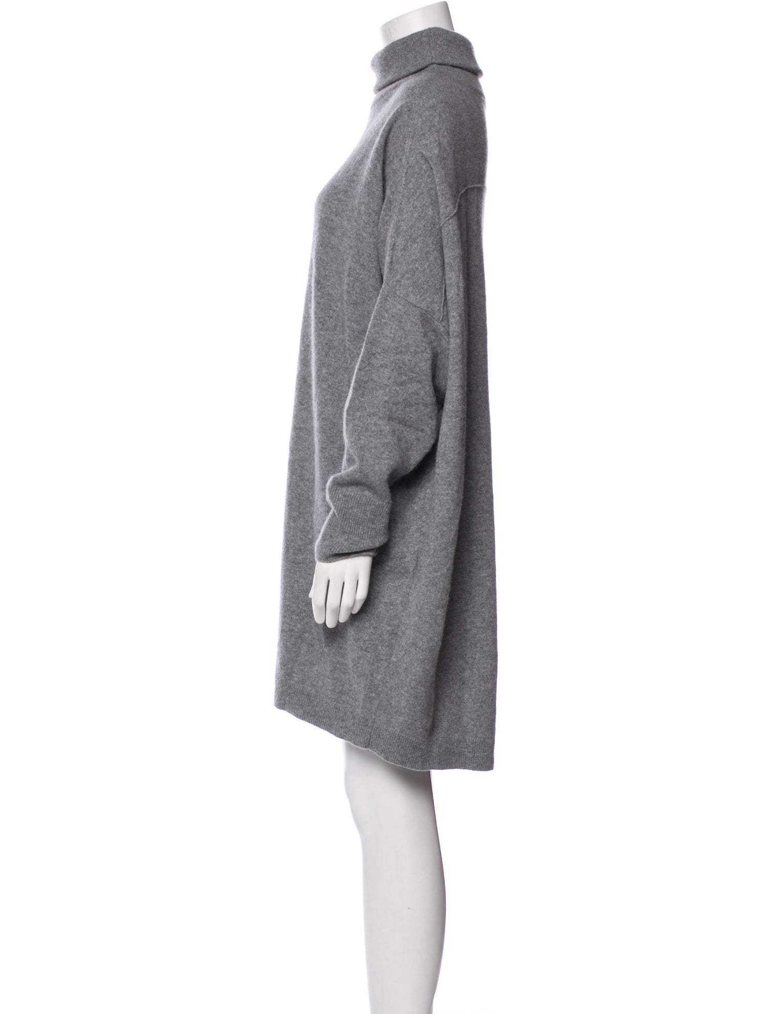 Dusan Cashmere Knee-Length Dress