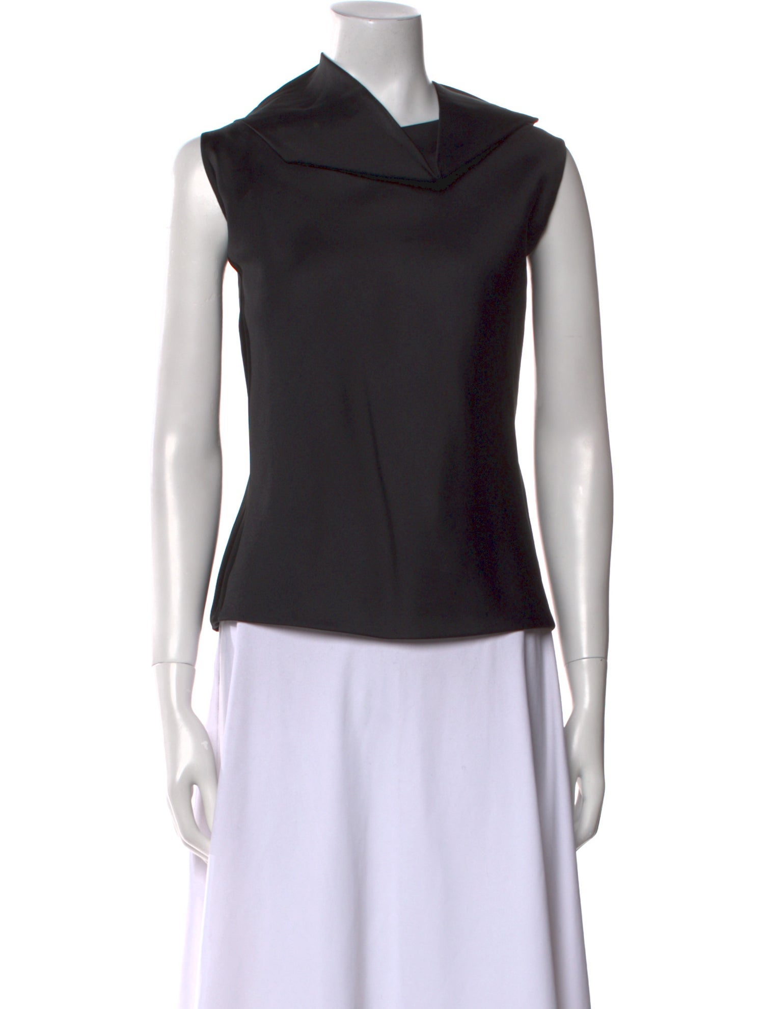 Dusan Silk Cowl Neck Top