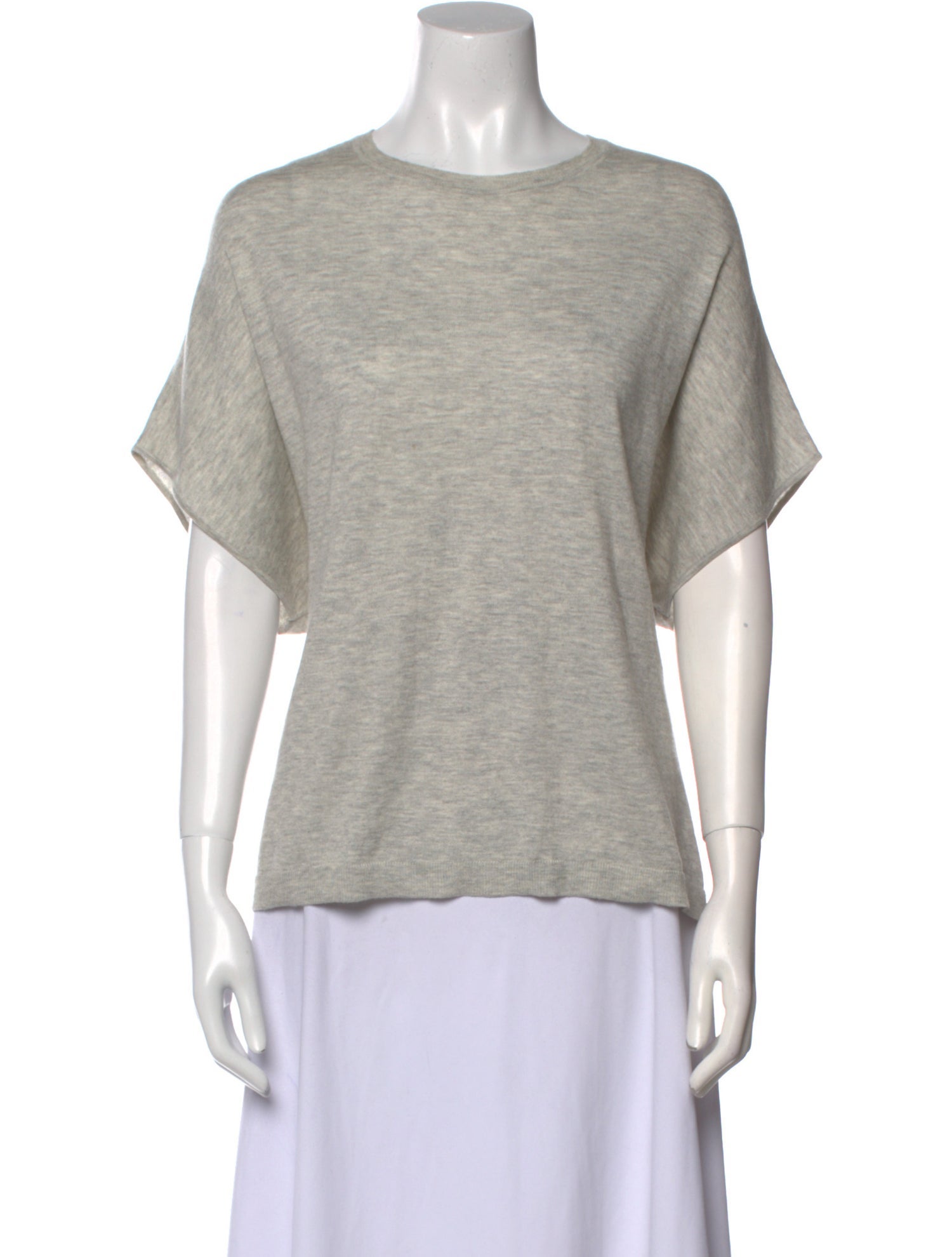 Dusan Virgin Wool Bateau Neckline T-Shirt