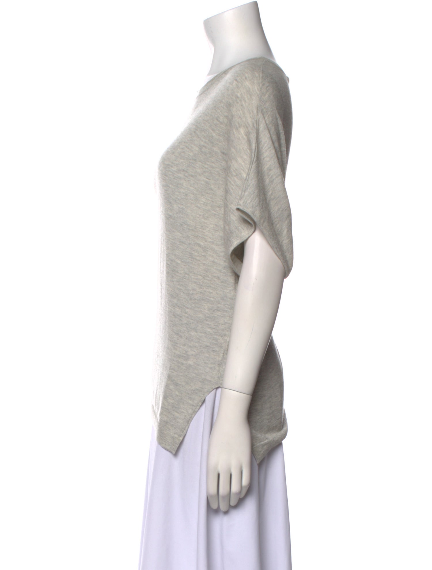 Dusan Virgin Wool Bateau Neckline T-Shirt