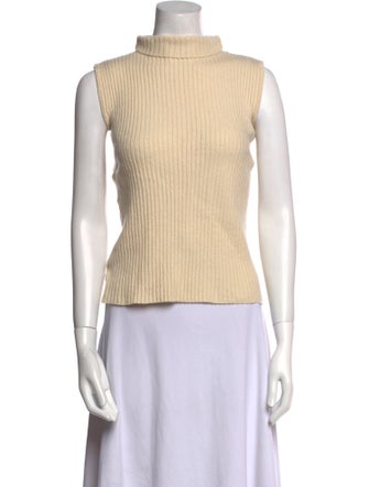 Dusan Silk Mock Neck Top
