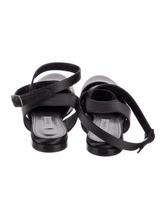 Dusan Leather Slingback Flats