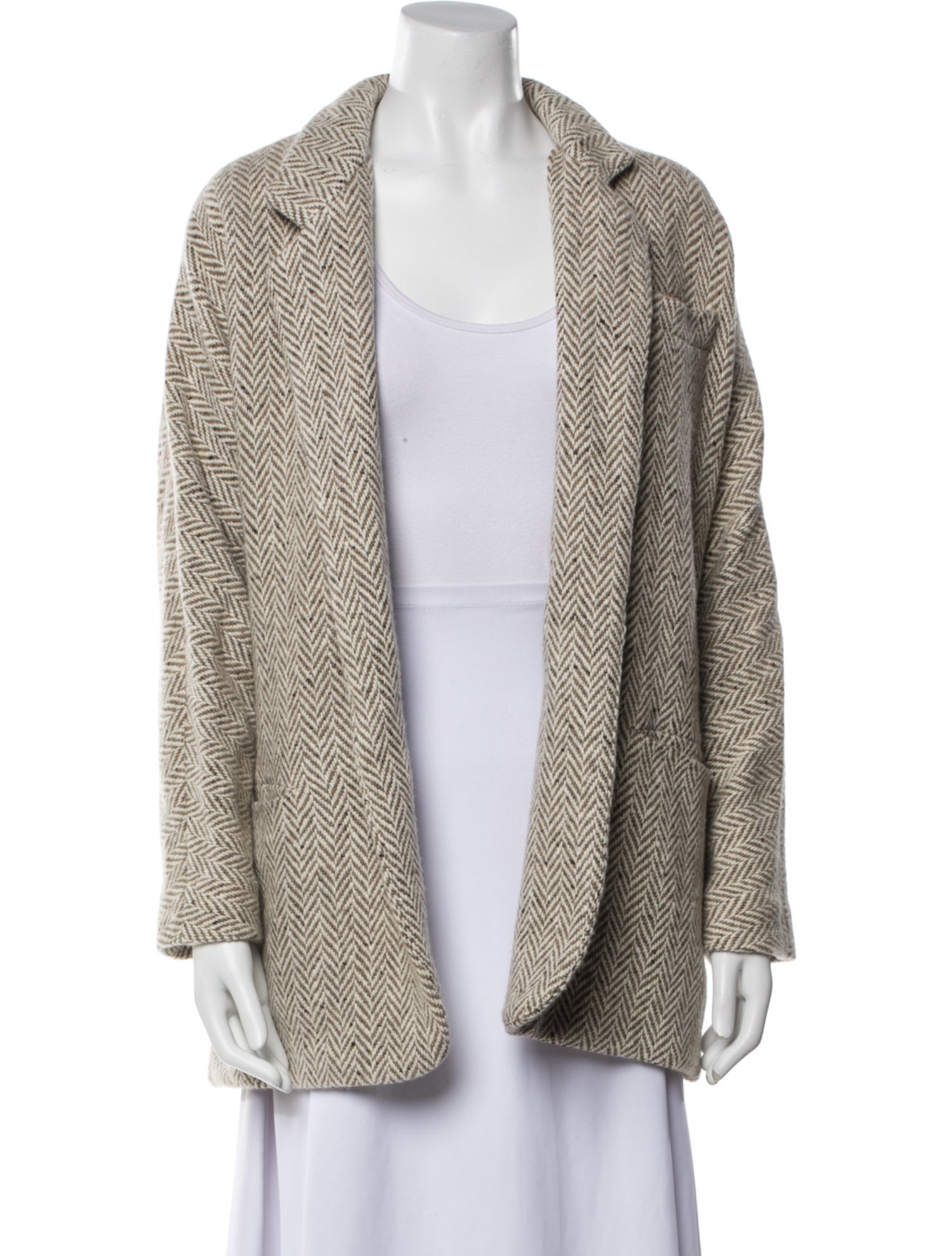 Dusan Cashmere Tweed Pattern Evening Jacket