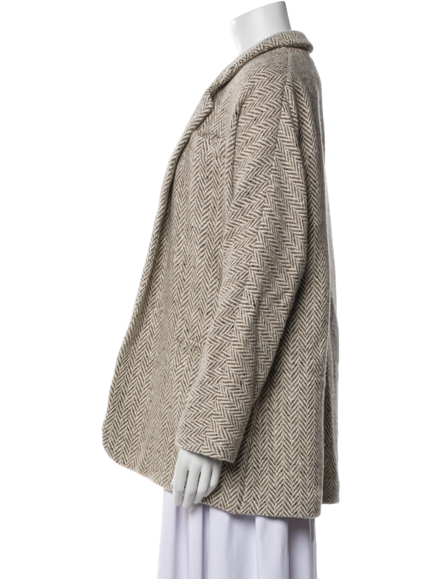 Dusan Cashmere Tweed Pattern Evening Jacket