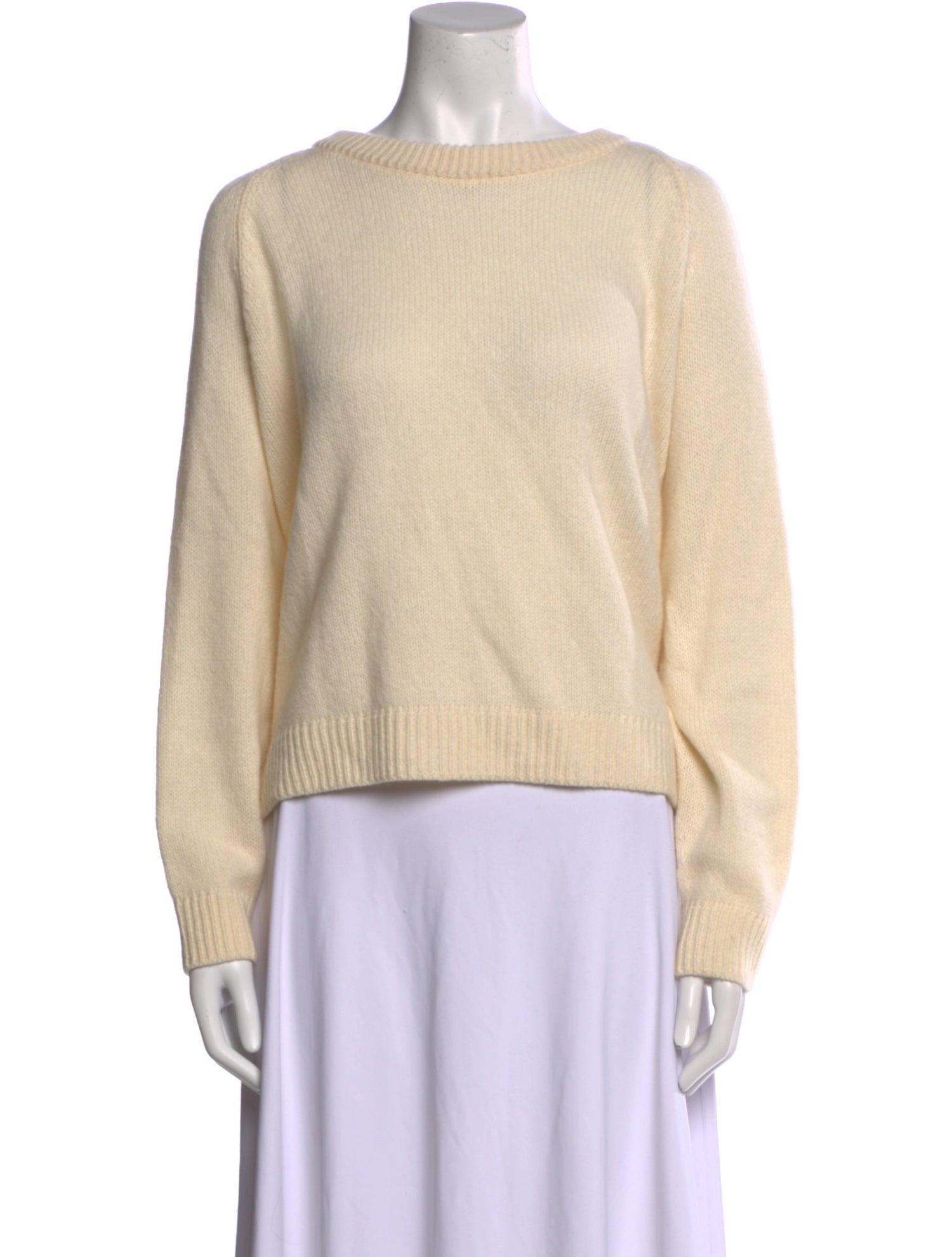 Dusan Cashmere Bateau Neckline Sweater