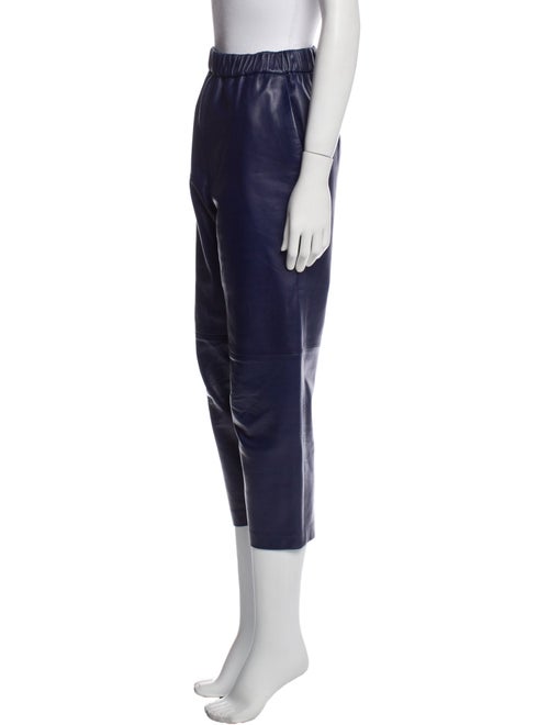 Dusan Lambskin Straight Leg Pants