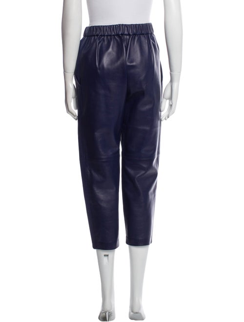Dusan Lambskin Straight Leg Pants