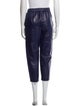 Dusan Lambskin Straight Leg Pants