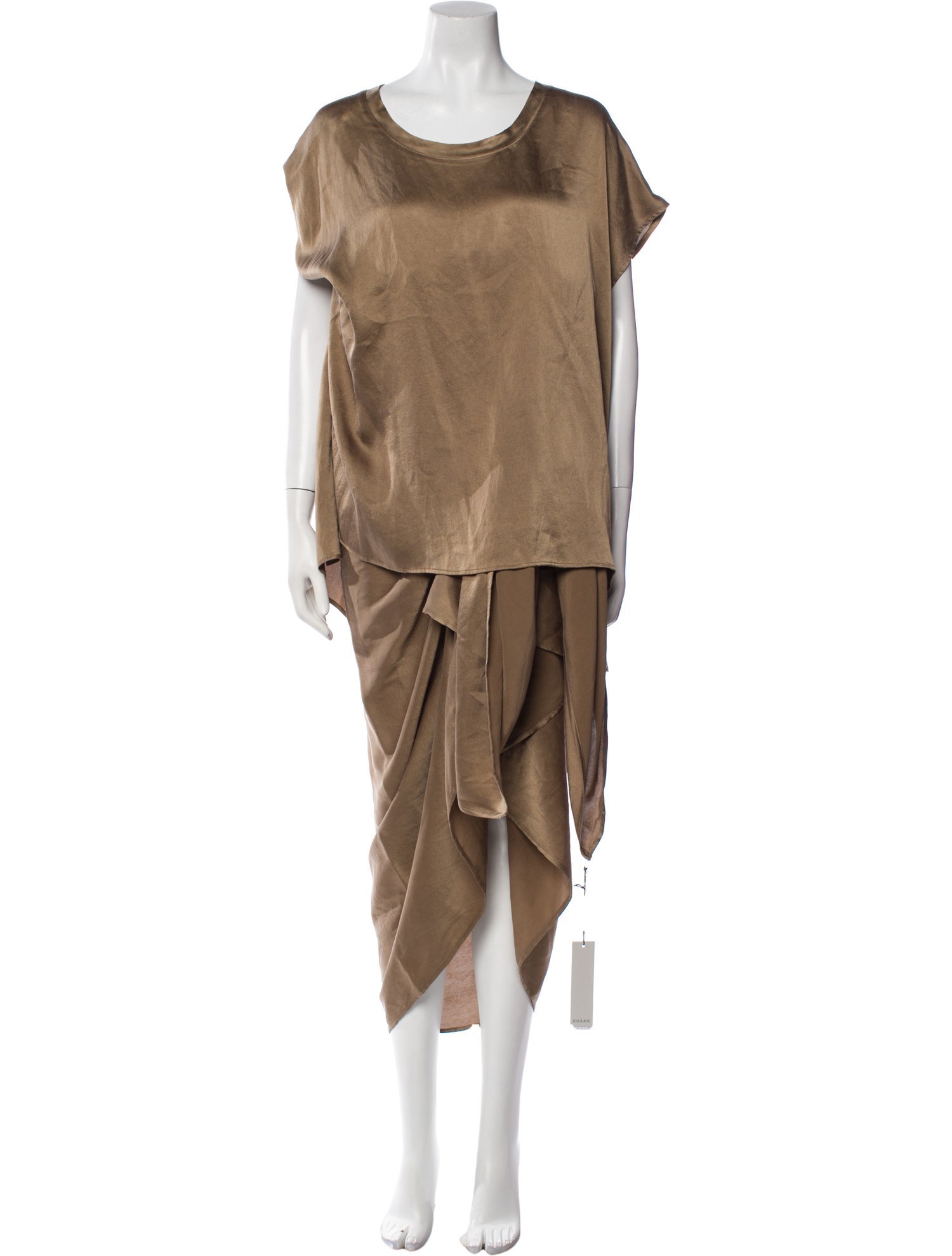 Dusan Silk Skirt Set